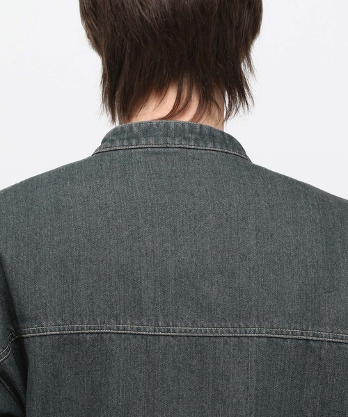 LAND MUSEUM(ランドミュージアム)の「LAND MUSEUM/ジップデニムジャケット(ブルゾン・メンズ・ブルー/ブラック・FREE)」の19枚目の写真