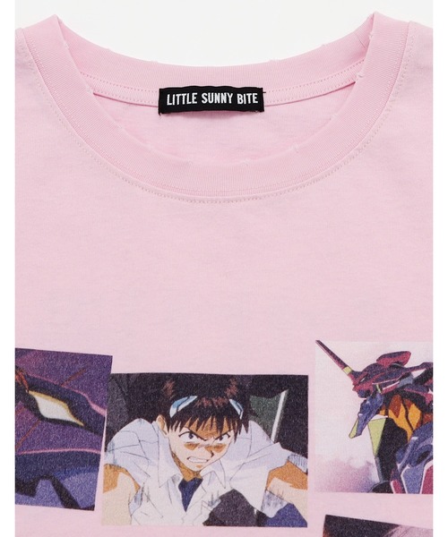 Little sunny bite（リトルサニーバイト）の「【evangelion x little sunny bite】 long tee（Tシャツ/カットソー・レディース・ピンク/ホワイト/ブラック・MEDIUM/SMALL）」の7枚目の写真
