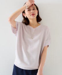 【12色展開/体型カバー/2way】バウンドスリーブニット