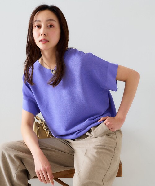 【12色展開体型カバー2way】バウンドスリーブニット UNTITLED｜【12色展開/体型カバー/2way】バウンドスリーブニット