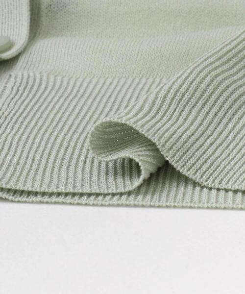 ITEMS URBANRESEARCH（アイテムズ アーバンリサーチ）の「シアーVネックニットカーディガン（カーディガン/ボレロ・レディース・ミント/モカ/ブラック/グレー系その他・FREE）」の14枚目の写真