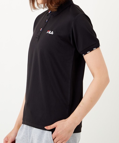 FILA(フィラ)の「メッシュ半袖ポロシャツ(ポロシャツ・レディース・ブラック/ピンク/ホワイト/ミント/ネイビー・X-LARGE/MEDIUM/LARGE)」の16枚目の写真