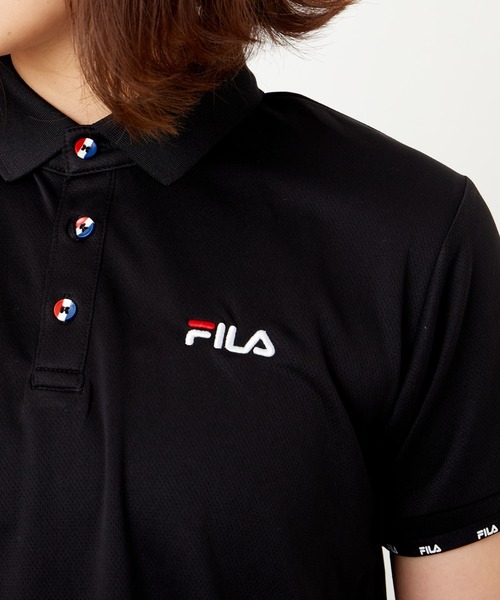 FILA(フィラ)の「メッシュ半袖ポロシャツ(ポロシャツ・レディース・ブラック/ピンク/ホワイト/ミント/ネイビー・X-LARGE/MEDIUM/LARGE)」の21枚目の写真