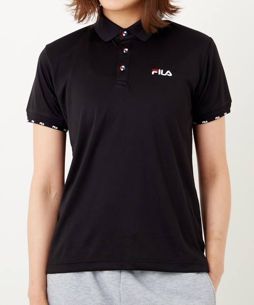 FILA(フィラ)の「メッシュ半袖ポロシャツ(ポロシャツ・レディース・ブラック/ピンク/ホワイト/ミント/ネイビー・X-LARGE/MEDIUM/LARGE)」の22枚目の写真