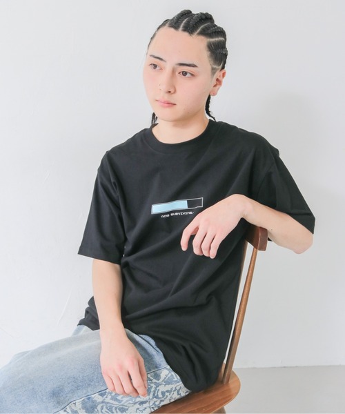 UNIT CHEST(ユニットチェスト)の「【UNIT CHEST】unique unisex T-shirt VTFAコラボT ”surving” by ISSEI FUJIMOTO(Tシャツ/カットソー・レディース・ホワイト/ブラック・L/M/S)」の20枚目の写真