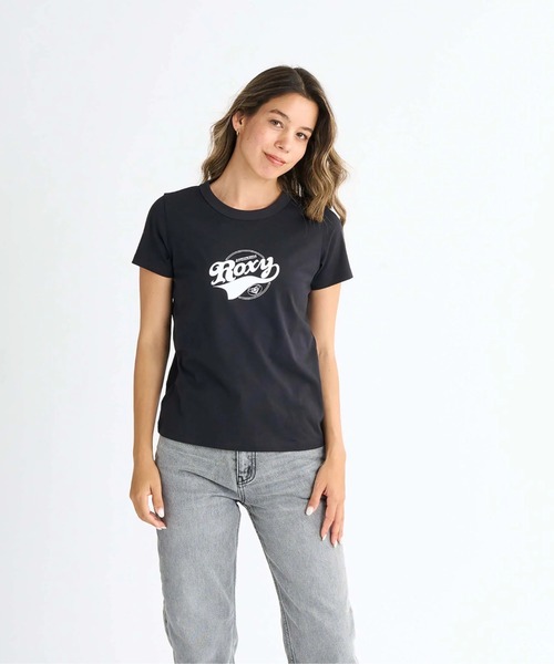 ROXY(ロキシー)の「LOST IN SUMMER TEE /ロキシーロゴコンパクトシルエット半袖Tシャツ(Tシャツ/カットソー・レディース・ホワイト/ミント/ブラック/グレー・SMALL/LARGE/MEDIUM)」の13枚目の写真
