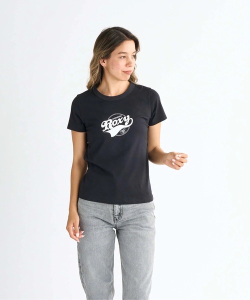 ROXY(ロキシー)の「LOST IN SUMMER TEE /ロキシーロゴコンパクトシルエット半袖Tシャツ(Tシャツ/カットソー・レディース・ホワイト/ミント/ブラック/グレー・SMALL/LARGE/MEDIUM)」の15枚目の写真