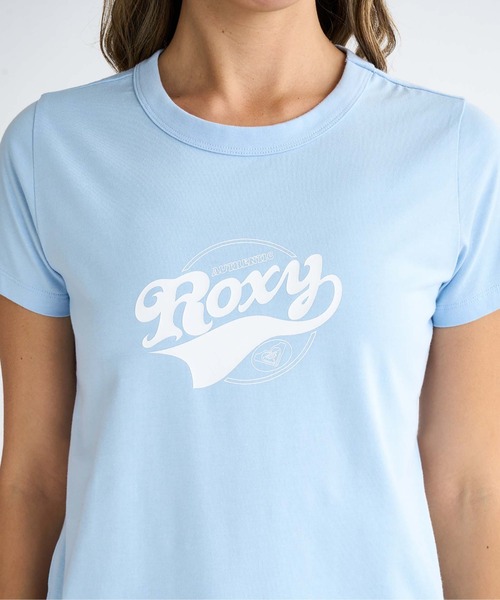 ROXY(ロキシー)の「LOST IN SUMMER TEE /ロキシーロゴコンパクトシルエット半袖Tシャツ(Tシャツ/カットソー・レディース・ホワイト/ミント/ブラック/グレー・SMALL/LARGE/MEDIUM)」の6枚目の写真