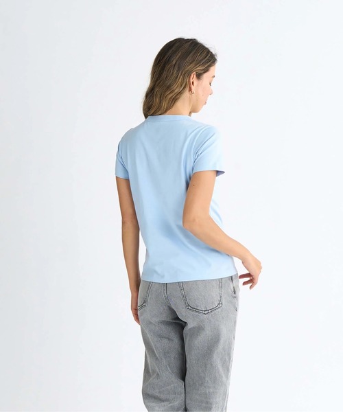 ROXY(ロキシー)の「LOST IN SUMMER TEE /ロキシーロゴコンパクトシルエット半袖Tシャツ(Tシャツ/カットソー・レディース・ホワイト/ミント/ブラック/グレー・SMALL/LARGE/MEDIUM)」の5枚目の写真