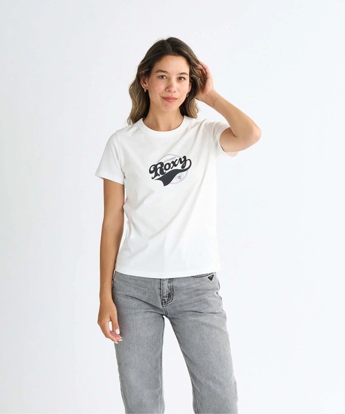 ROXY(ロキシー)の「LOST IN SUMMER TEE /ロキシーロゴコンパクトシルエット半袖Tシャツ(Tシャツ/カットソー・レディース・ホワイト/ミント/ブラック/グレー・SMALL/LARGE/MEDIUM)」の11枚目の写真