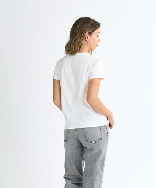 ROXY(ロキシー)の「LOST IN SUMMER TEE /ロキシーロゴコンパクトシルエット半袖Tシャツ(Tシャツ/カットソー・レディース・ホワイト/ミント/ブラック/グレー・SMALL/LARGE/MEDIUM)」の10枚目の写真