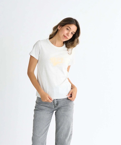 ROXY(ロキシー)の「LOST IN SUMMER TEE /ロキシーロゴコンパクトシルエット半袖Tシャツ(Tシャツ/カットソー・レディース・ホワイト/ミント/ブラック/グレー・SMALL/LARGE/MEDIUM)」の22枚目の写真