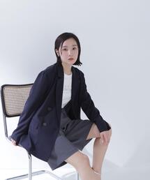 NATURAL BEAUTY BASIC | ◇ライトボクシーダブルジャケット(テーラードジャケット)