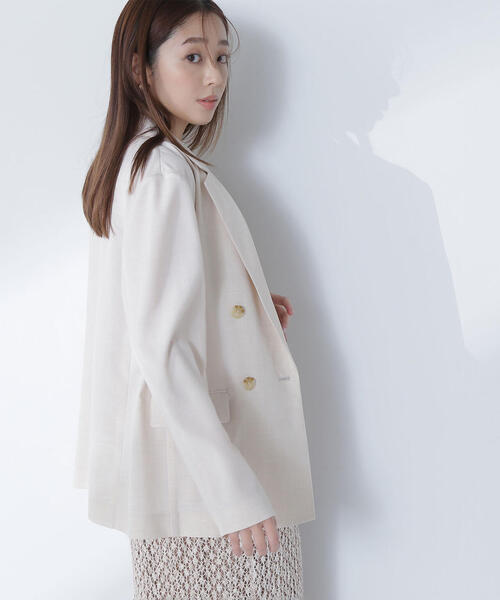 NATURAL BEAUTY BASIC ◇ライトボクシーダブルジャケット Oggi掲載】ライトボクシーダブルジャケット | NATURAL BEAUTY