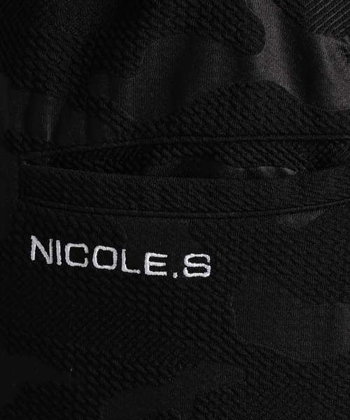 NICOLE CLUB FOR MEN（ニコルクラブフォーメン）の「エンボスクラック柄ハーフパンツ（その他パンツ・メンズ・ホワイト系2/ブラック系2/ブラック系1/ホワイト系1・MEDIUM/LARGE/SMALL/X-LARGE）」の14枚目の写真