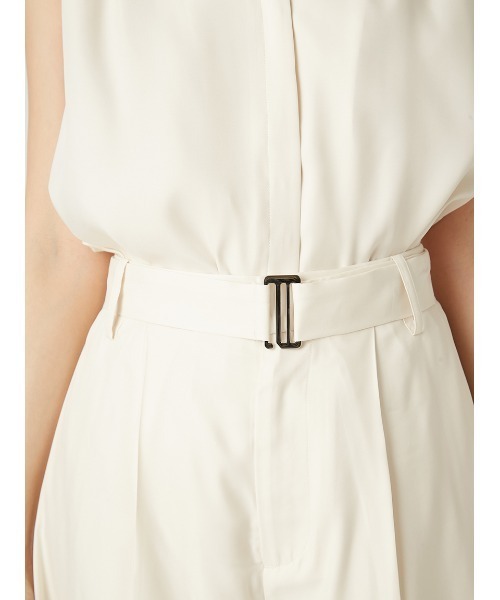 FRAY I.D(フレイアイディー)の「ウォッシャブルクールサテンショートパンツ/ウォッシャブル・接触冷感(その他パンツ・レディース・アイボリー/ブラウン/ピンク・1/0)」の16枚目の写真