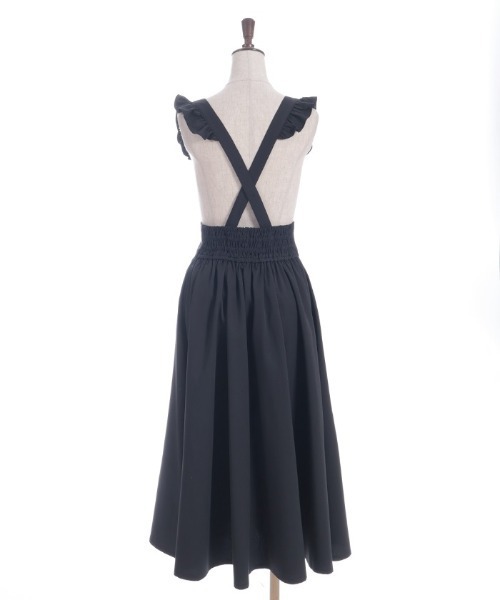 axes femme（アクシーズファム）の「フリルサス付ハイウエストスカート（スカート・レディース・ブラウン/ネイビー/ブラック/グレー/ワイン・FREE）」の16枚目の写真