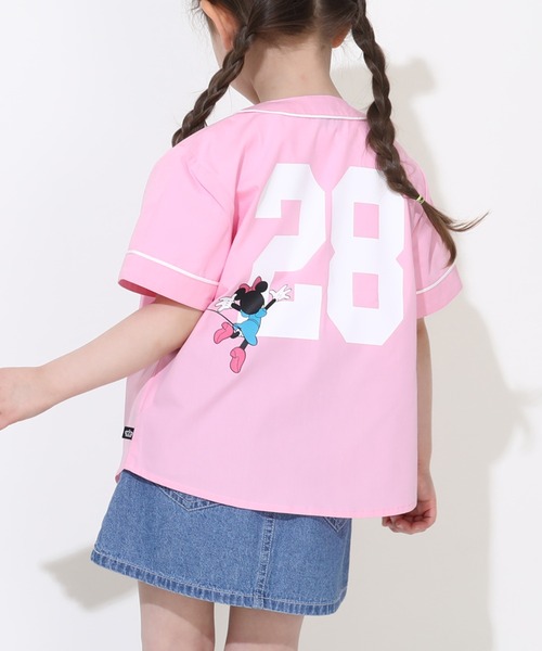 Disney（ディズニー）の「【綿100％】 ディズニー ベースボール半袖 シャツ 0475K（シャツ/ブラウス・キッズ・その他9/ブラック×レッド・80ｃｍ/90cm/100cm/110cm/120cm/130cm/140cm）」の17枚目の写真