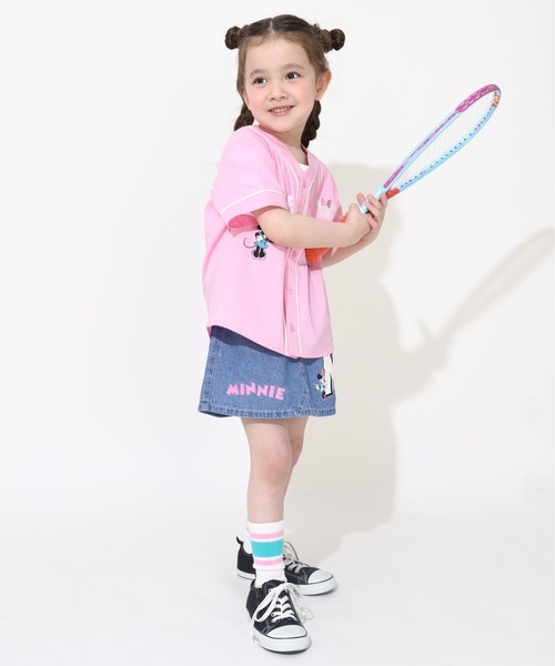 Disney（ディズニー）の「【綿100％】 ディズニー ベースボール半袖 シャツ 0475K（シャツ/ブラウス・キッズ・その他9/ブラック×レッド・80ｃｍ/90cm/100cm/110cm/120cm/130cm/140cm）」の20枚目の写真