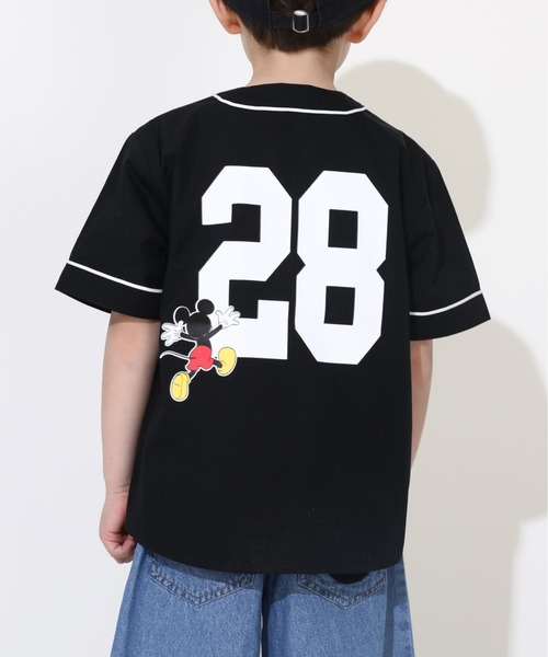 Disney（ディズニー）の「【綿100％】 ディズニー ベースボール半袖 シャツ 0475K（シャツ/ブラウス・キッズ・その他9/ブラック×レッド・80ｃｍ/90cm/100cm/110cm/120cm/130cm/140cm）」の11枚目の写真