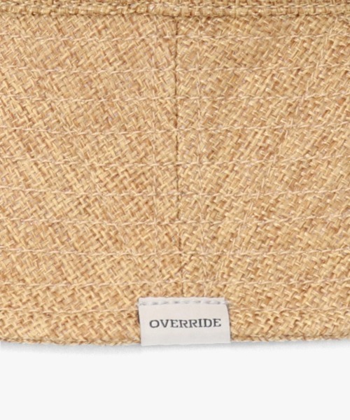 OVERRIDE(オーバーライド)の「OVERRIDE POLYSHEET HAT SGP / オーバーライド(ハット・レディース・ブラウン/ライトブラウン・58cm)」の10枚目の写真