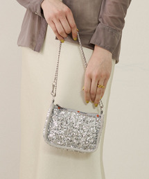 レスポートサック 2WAY CHAIN MINI BAGコズミックシルバー LeSportsac - レスポートサック 2WAY CHAIN MINI BAG コズミック