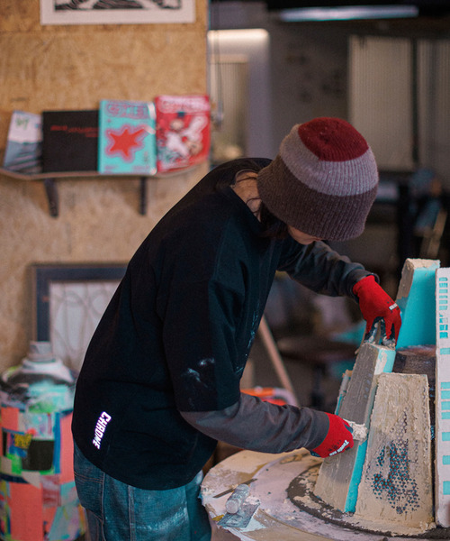 CHROME（クローム）の「［ CHROME / クローム ］LSC TEE WIDE FIT OG LOGO / ライムストーン ケーブ ティー ワイド フィット オリジナル ロゴ 接触冷感 空間冷却 鍾乳洞TEE（Tシャツ/カットソー・メンズ・ホワイト/ブラック・L/XL/M）」の21枚目の写真