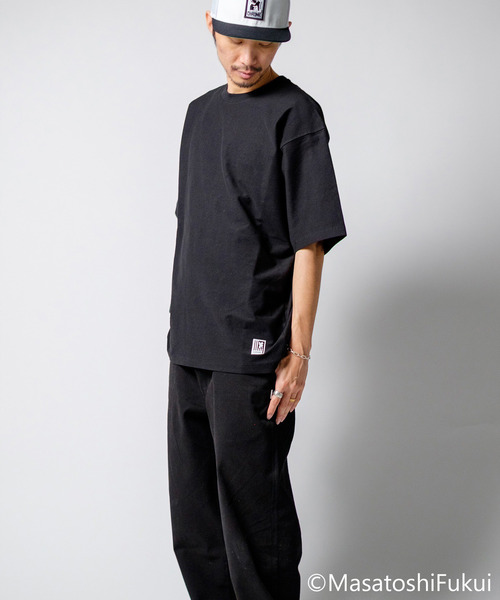 CHROME（クローム）の「［ CHROME / クローム ］LSC TEE WIDE FIT OG LOGO / ライムストーン ケーブ ティー ワイド フィット オリジナル ロゴ 接触冷感 空間冷却 鍾乳洞TEE（Tシャツ/カットソー・メンズ・ホワイト/ブラック・L/XL/M）」の5枚目の写真