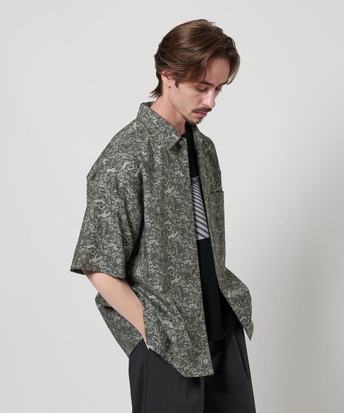 beauty＆youth ロンシャン ペイズリー キャンプカラー グランデシャツ セール】ロンシャン ペイズリー キャンプカラー グランデシャツ