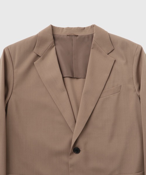 ADAM ET ROPE'(アダムエロペ)の「サマーウーステッド ボックスシルエット アンコンジャケット / セットアップ可能(テーラードジャケット・メンズ・ブラック/グレー/イエロー系その他3・M/L)」の13枚目の写真