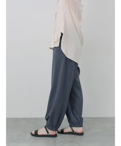 Samansa Mos2 blue（サマンサモスモスブルー）の「イージーベイカーパンツ（その他パンツ・レディース・チャコールグレー/キナリ/ラベンダー・F）」の10枚目の写真