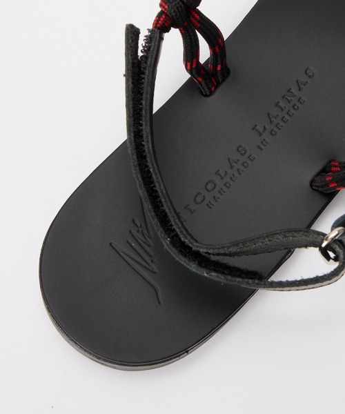 NICOLAS LAINAS(ニコラスライナス)の「【NICOLAS LAINAS】ストラップサンダル(サンダル・レディース・レッド/ブラウン・38inch/37inch)」の4枚目の写真