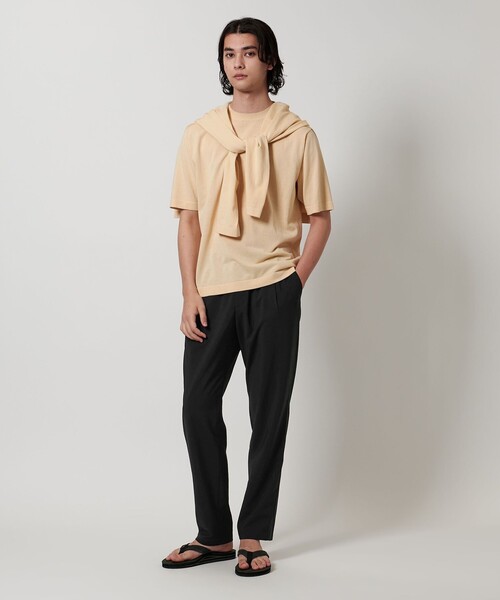 UNITED ARROWS（ユナイテッドアローズ）の「サマー ポリエステル ナチュラル ポプリン オールギャザー イージーパンツ（その他パンツ・メンズ・ベージュ/ダークグレー/ブラック・M/XL/L/S）」の13枚目の写真