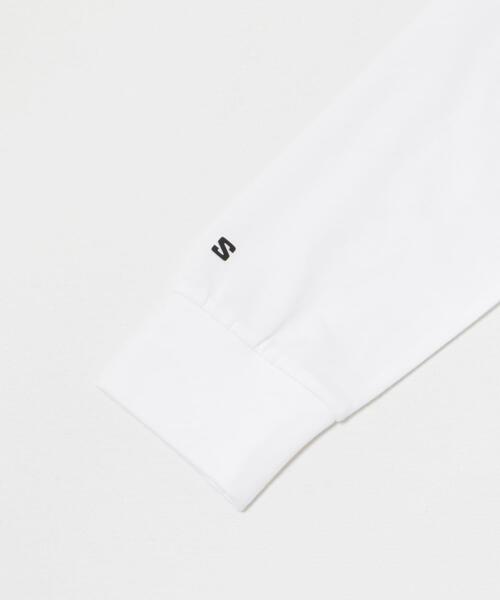 SALOMON（サロモン）の「SALOMON　LOGO LONG-SLEEVE T-SHIRTS M（Tシャツ/カットソー・メンズ・ホワイト・X-LARGE/MEDIUM/LARGE/SMALL）」の7枚目の写真