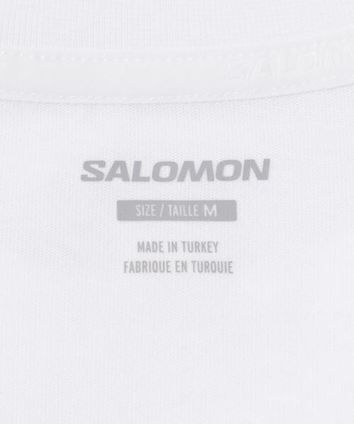 SALOMON（サロモン）の「SALOMON　LOGO LONG-SLEEVE T-SHIRTS M（Tシャツ/カットソー・メンズ・ホワイト・X-LARGE/MEDIUM/LARGE/SMALL）」の10枚目の写真
