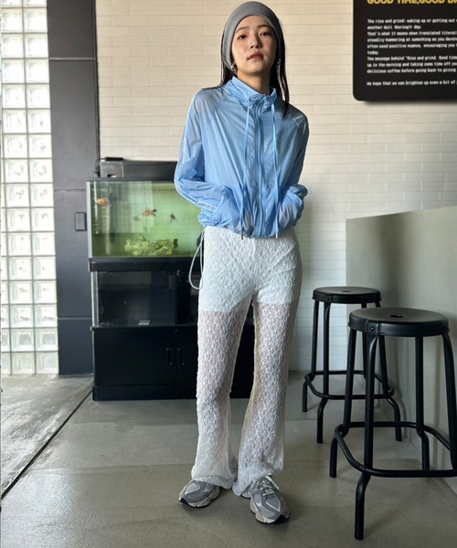 セール】ライン入り シアーブルゾン（ナイロンジャケット）｜Kotoe