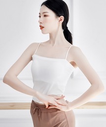 ストレート ライン カップ付き ベーシック キャミソール