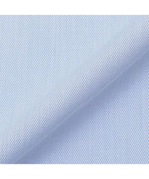 TOKYO SHIRTS（トウキョウシャツ）の「【吸水速乾】 形態安定ノンアイロン ワイド 半袖ビジネスワイシャツ（ビジネスシャツ・メンズ・サックスブルー・首回り39cm/首回り41cm/首回り42cm/首回り43cm/首回り37cm）」の5枚目の写真