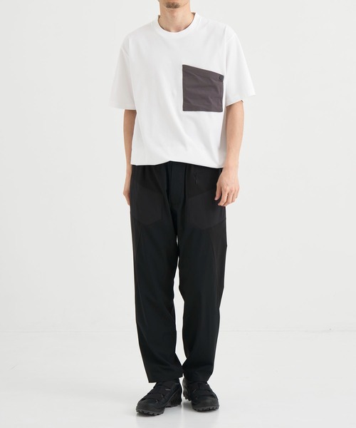 WHITE MOUNTAINEERING(ホワイトマウンテニアリング)の「【White Mountaineering / ホワイトマウンテニアリング】別注 DRAW CORD S/S POCKET TEE(Tシャツ/カットソー・メンズ・ホワイト/ブラック/ダークネイビー・1/2/3)」の8枚目の写真