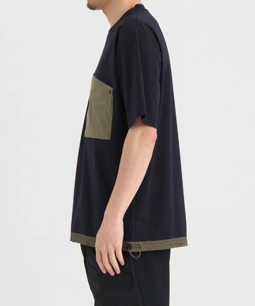 WHITE MOUNTAINEERING(ホワイトマウンテニアリング)の「【White Mountaineering / ホワイトマウンテニアリング】別注 DRAW CORD S/S POCKET TEE(Tシャツ/カットソー・メンズ・ホワイト/ブラック/ダークネイビー・1/2/3)」の18枚目の写真