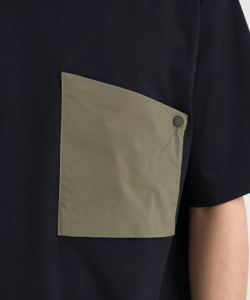 WHITE MOUNTAINEERING(ホワイトマウンテニアリング)の「【White Mountaineering / ホワイトマウンテニアリング】別注 DRAW CORD S/S POCKET TEE(Tシャツ/カットソー・メンズ・ホワイト/ブラック/ダークネイビー・1/2/3)」の14枚目の写真