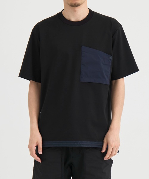 WHITE MOUNTAINEERING(ホワイトマウンテニアリング)の「【White Mountaineering / ホワイトマウンテニアリング】別注 DRAW CORD S/S POCKET TEE(Tシャツ/カットソー・メンズ・ホワイト/ブラック/ダークネイビー・1/2/3)」の5枚目の写真