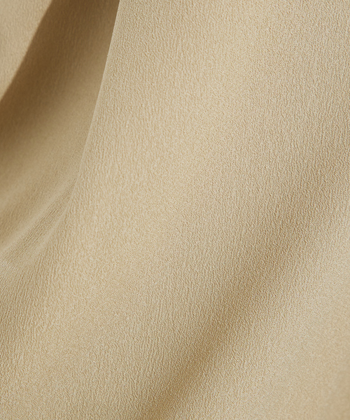 qualite（カリテ）の「バックサテンジョーゼットパンツ/オフィスカジュアル/夏服（スラックス・レディース・オフホワイト/イエロー系その他/ブラック・36/38/40/34）」の15枚目の写真