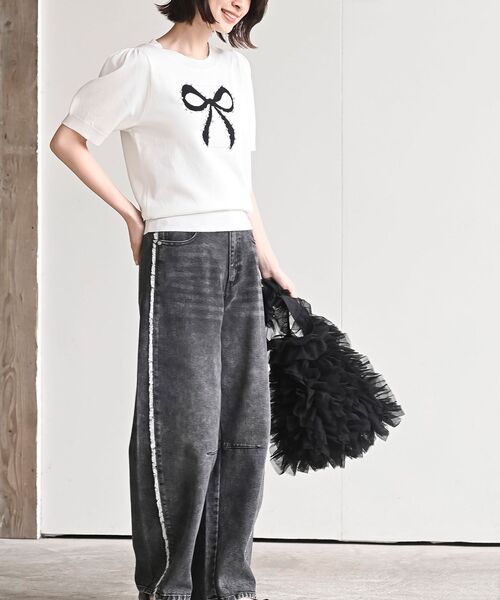 rps（アールピーエス）の「チュールフリルショルダーＢＡＧ（ショルダーバッグ・レディース・ブラック/グレー/アイボリー・フリー）」の18枚目の写真