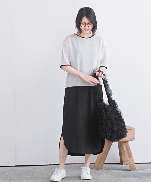 rps（アールピーエス）の「チュールフリルショルダーＢＡＧ（ショルダーバッグ・レディース・ブラック/グレー/アイボリー・フリー）」の21枚目の写真