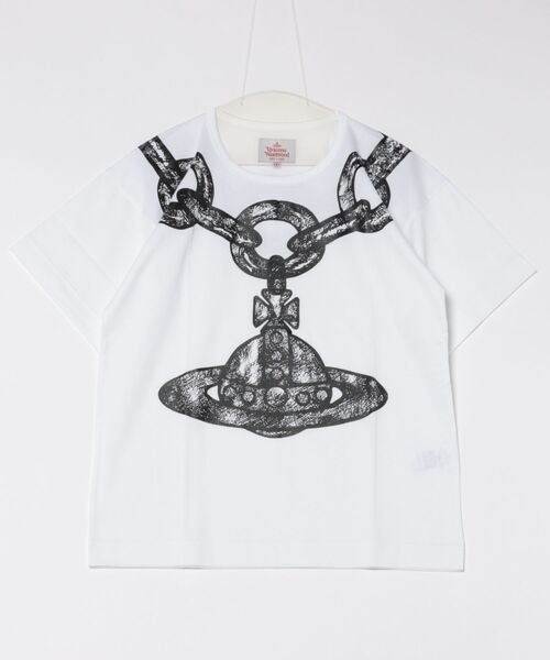 Vivienne Westwood オ－ガニック天竺　ネックレスプリントＴシャツ ｵｰｶﾞﾆｯｸｺｯﾄﾝ天竺CHAIN COLLAR PRINT（Tシャツ/カットソー