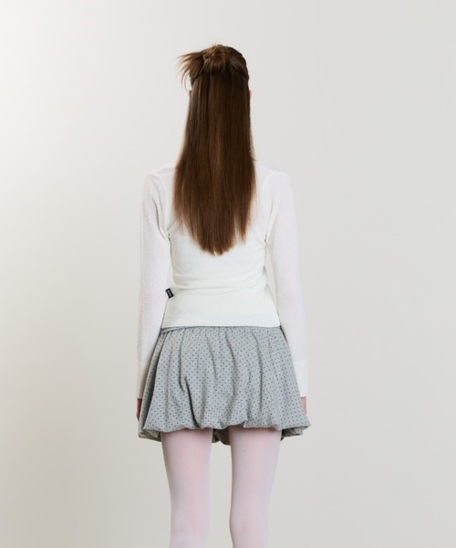 LUVISTRUE(ラヴイズトゥルー)の「SM BALLOON SKIRT(スカート・レディース・ホワイト/グレー・FREE)」の9枚目の写真