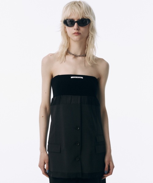 【美品】JOSE MOON ジャケットライクキャミソールビスチェ JOSE MOON（ジョゼムーン）の「JACKET LIKE CAMISOLE BUSTIER