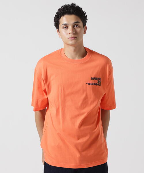 DENHAM（デンハム）の「DENHAM/デンハム/DA VINCI TEE（Tシャツ/カットソー・メンズ・モスグリーン/ホワイト/オレンジ・M/XL/L）」の3枚目の写真