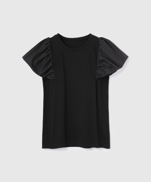 VICKY（ビッキー）の「【消臭機能】切り替えカットトップス≪洗濯機で洗える≫（Tシャツ/カットソー・レディース・ブラック/オフホワイト・M）」の13枚目の写真